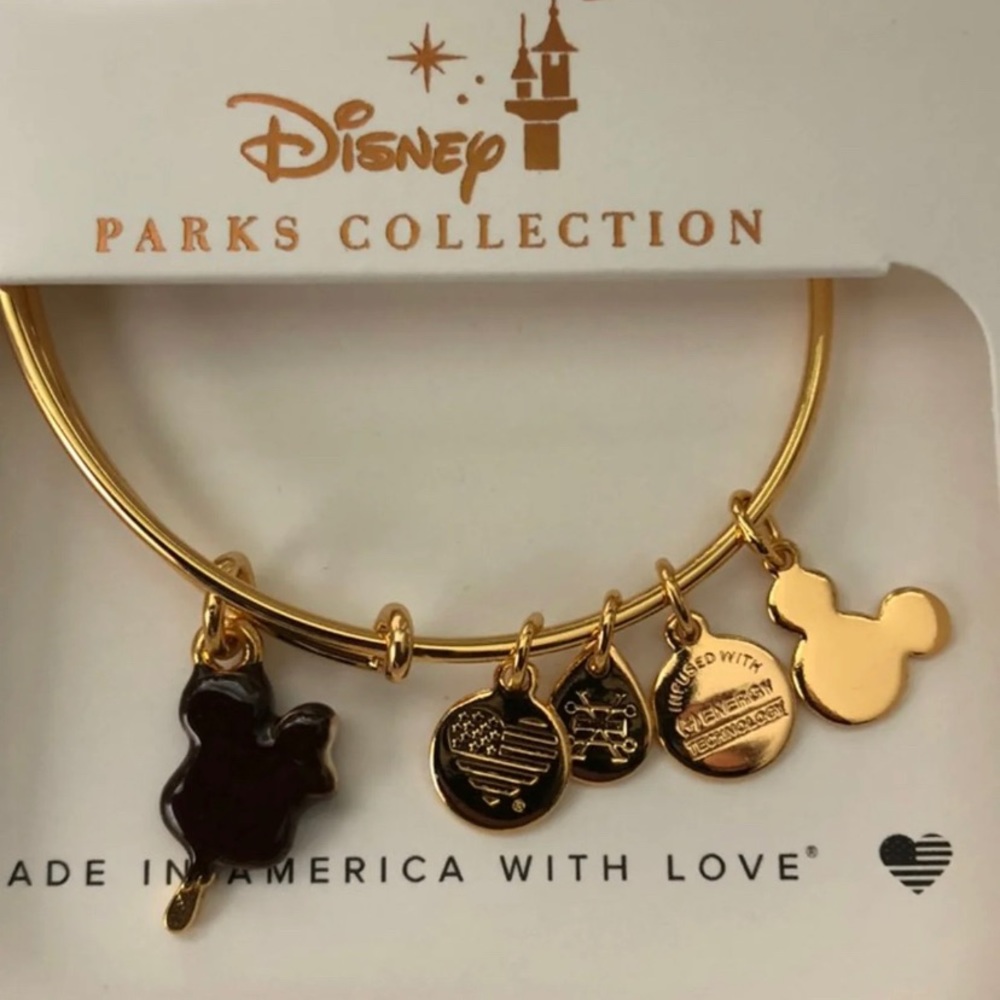 Disney Alex and Ani Ice Cream Bar Mickey Bracelet